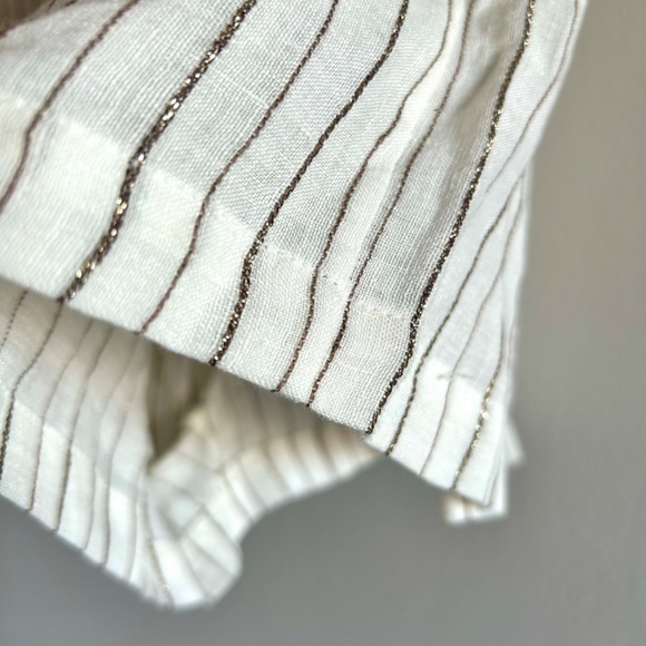 Three Graces London Jola Striped High-rise Shorts | Size US 4 | Great Condition - Picture 6 of 15